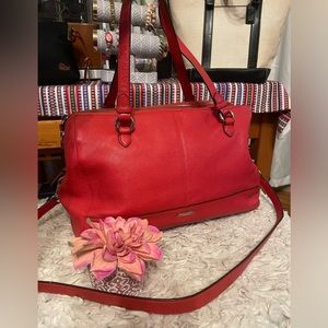 COACH in beautiful red H10” L13 D5”
